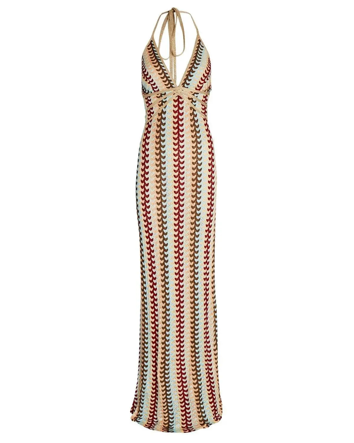 V-Neck Halter Dress – Sexy and Elegant for Sultry Summer Evenings 0