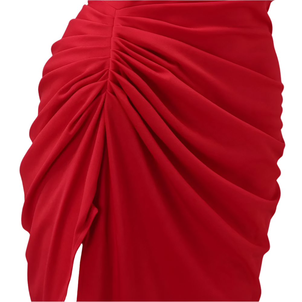 VALERIA | Asymmetrical Evening Gown with Glittering Bodice 5