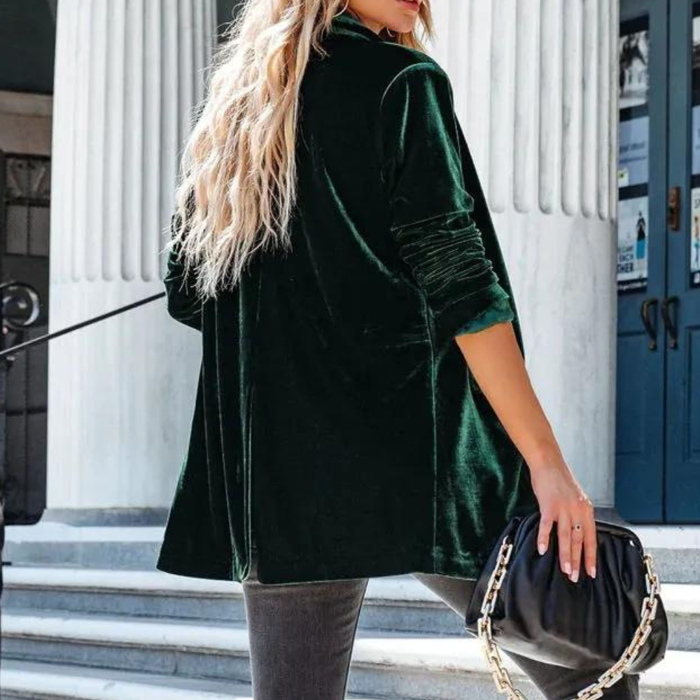 Velveta – Summer Velvet Coat in Elegant Style 2