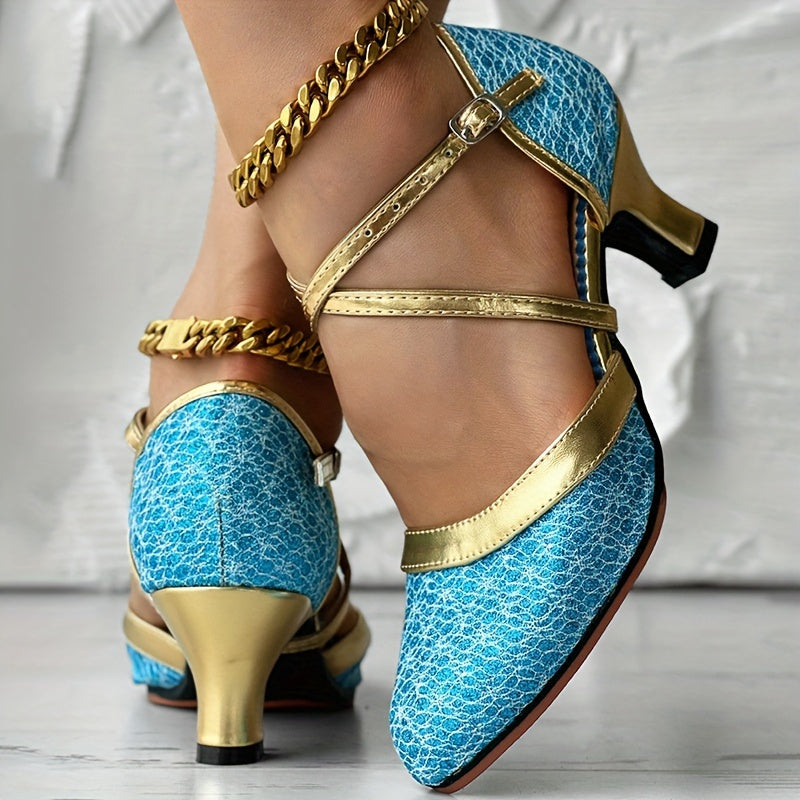 Vienna | Elegant Heels with Buckle Straps and Shiny Finish 6