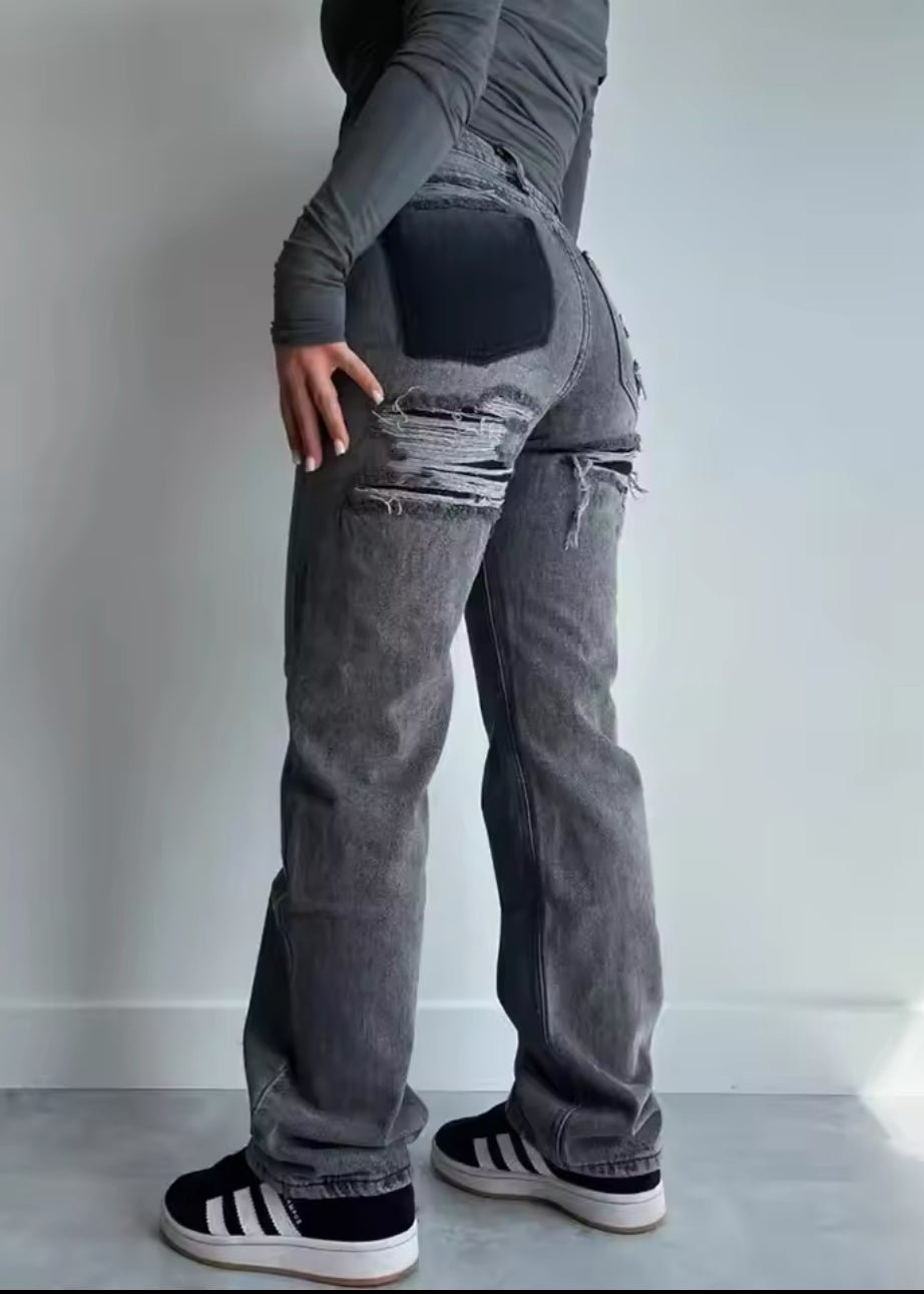 Vintage Ripped Jeans | Casual Comfort | High-Quality Denim 2