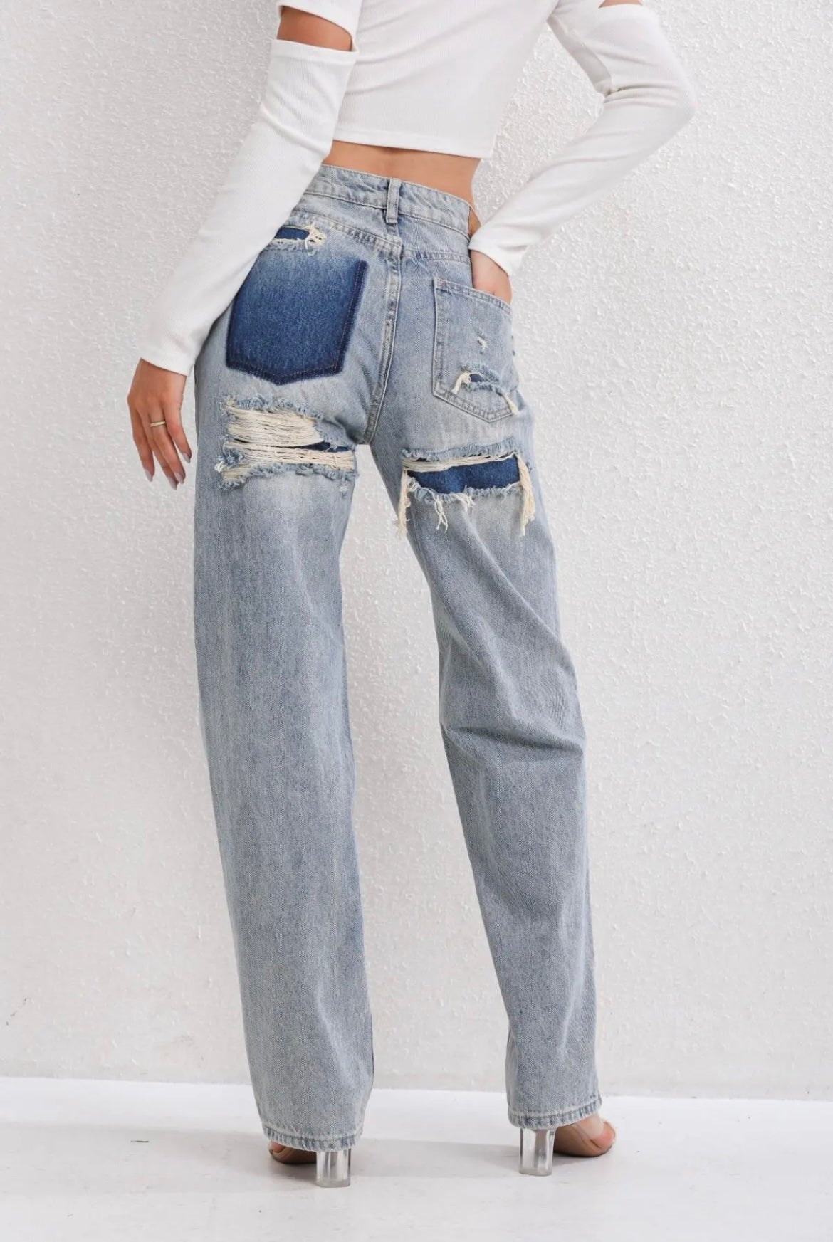 Vintage Ripped Jeans | Casual Comfort | High-Quality Denim 5