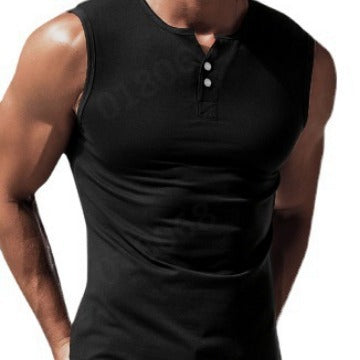 Wade Men's Sleeveless Shirt | Soft Cotton, Casual Style 5