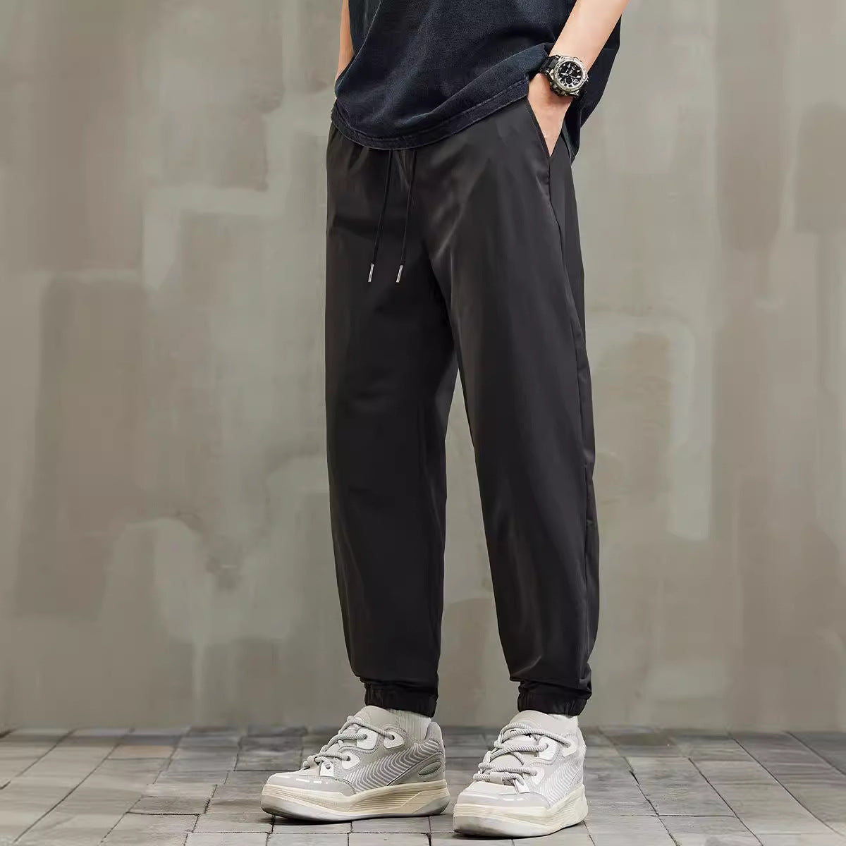 Wade Men's Sports Trousers | Breathable Fabric, Slim Fit 1