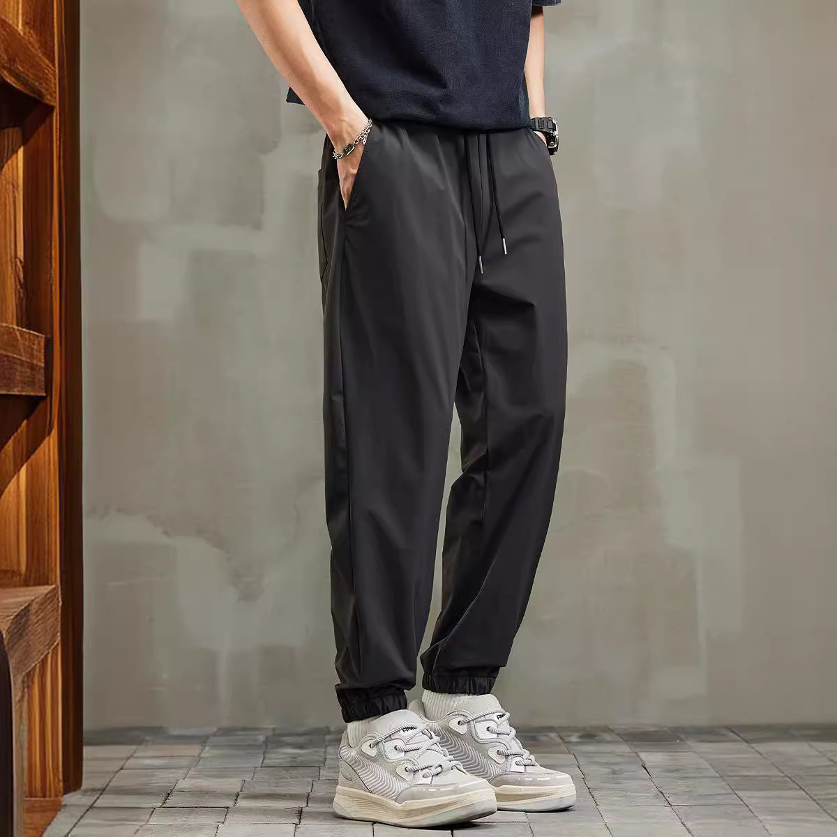 Wade Men's Sports Trousers | Breathable Fabric, Slim Fit 2