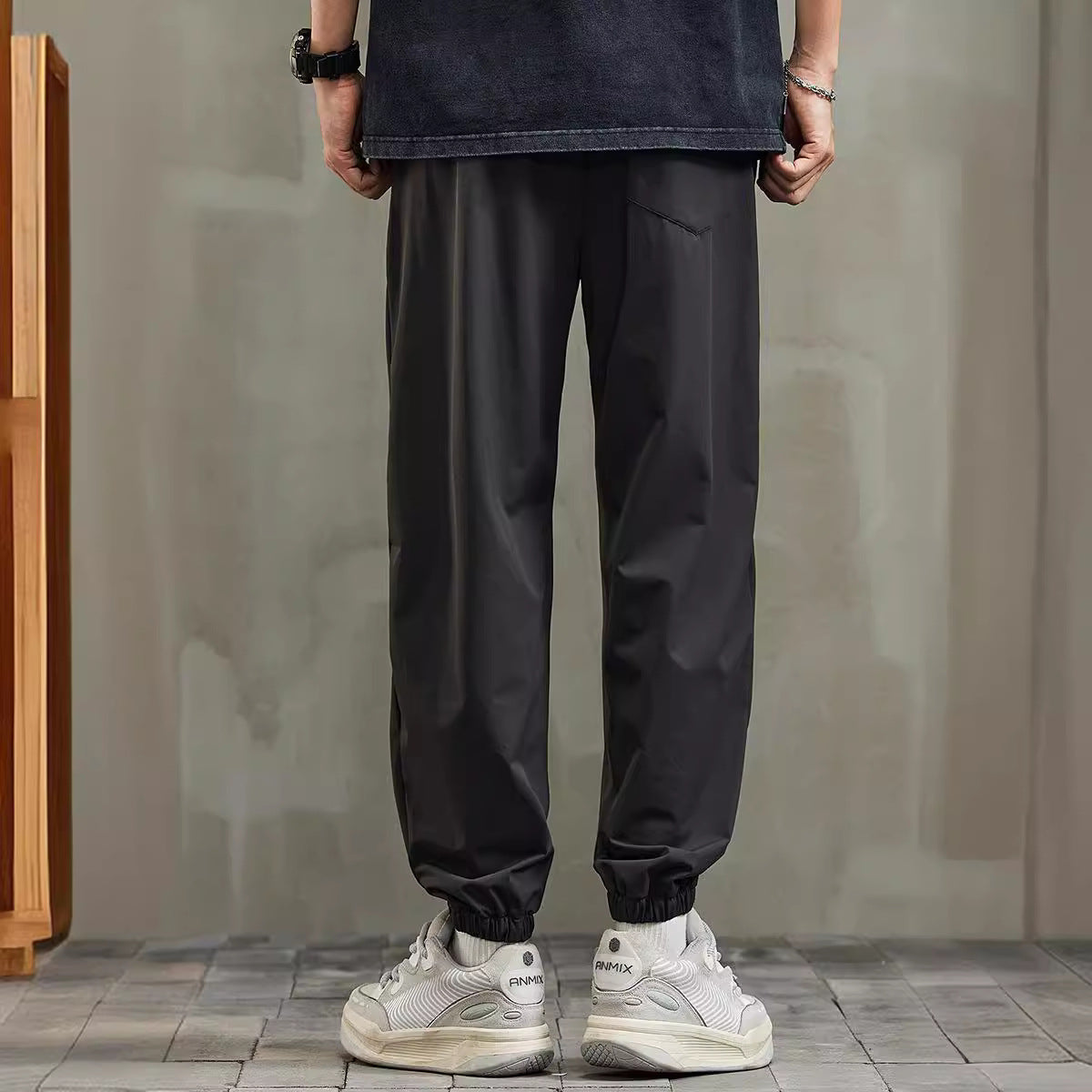 Wade Men's Sports Trousers | Breathable Fabric, Slim Fit 4