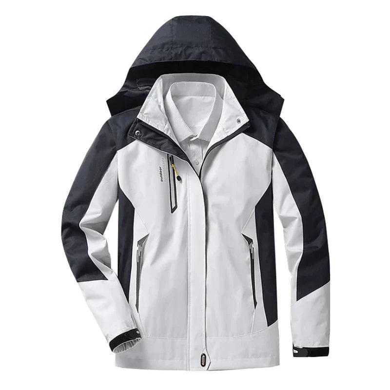 Waterproof Women's Raincoat with Adjustable Hood - Breathable and Warm Lined - Long Women's Raincoat 0