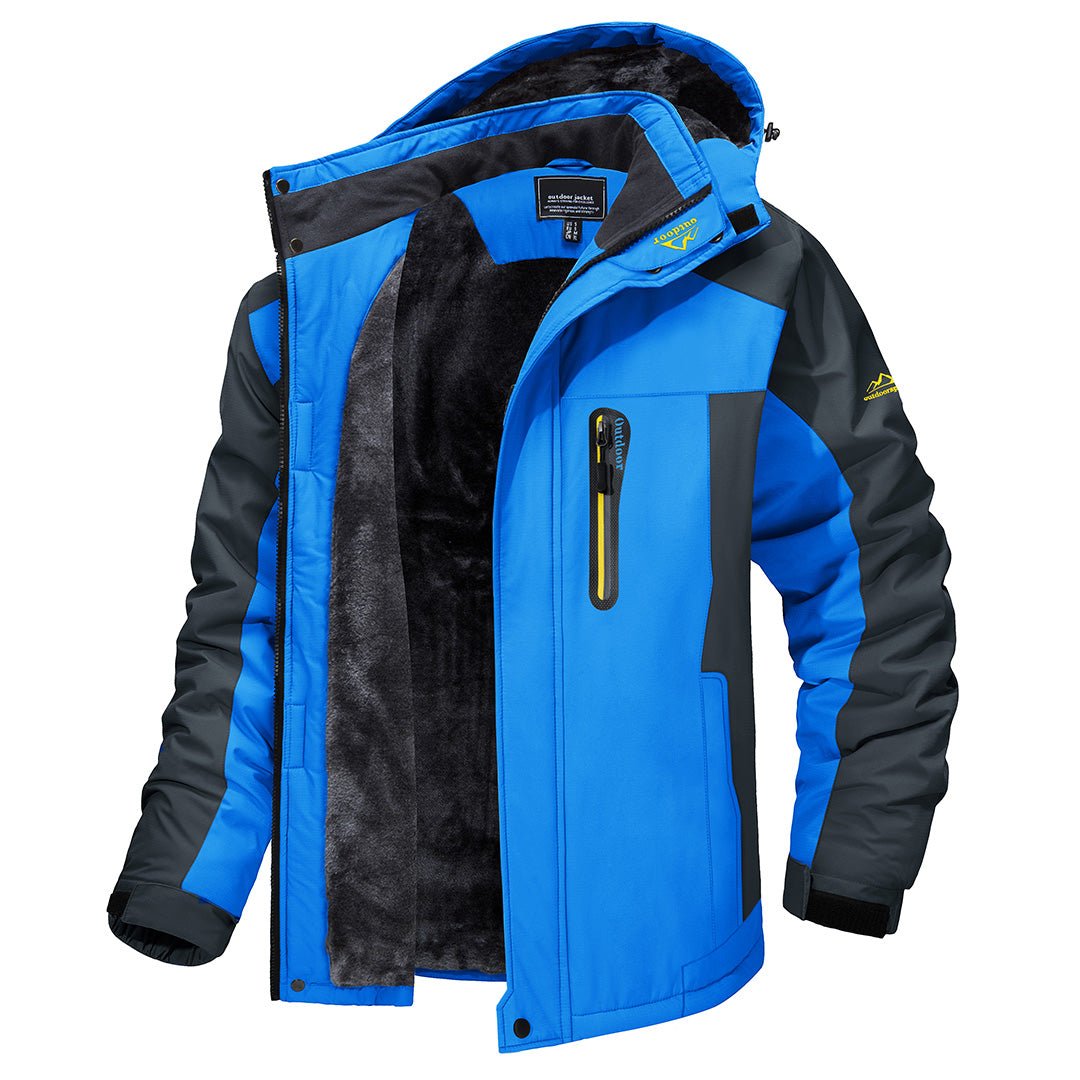 Waterproof and windproof men's outdoor jacket | Padded winter jacket with hood 2