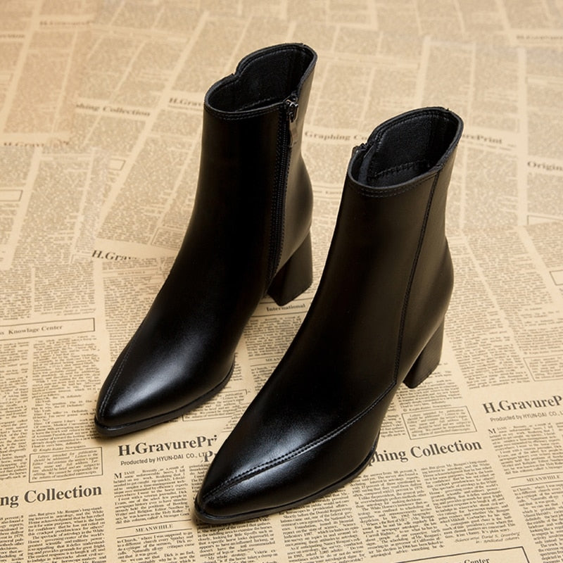 Wendy Black Women's Boots | Slim Silhouette, Timeless Elegance 1