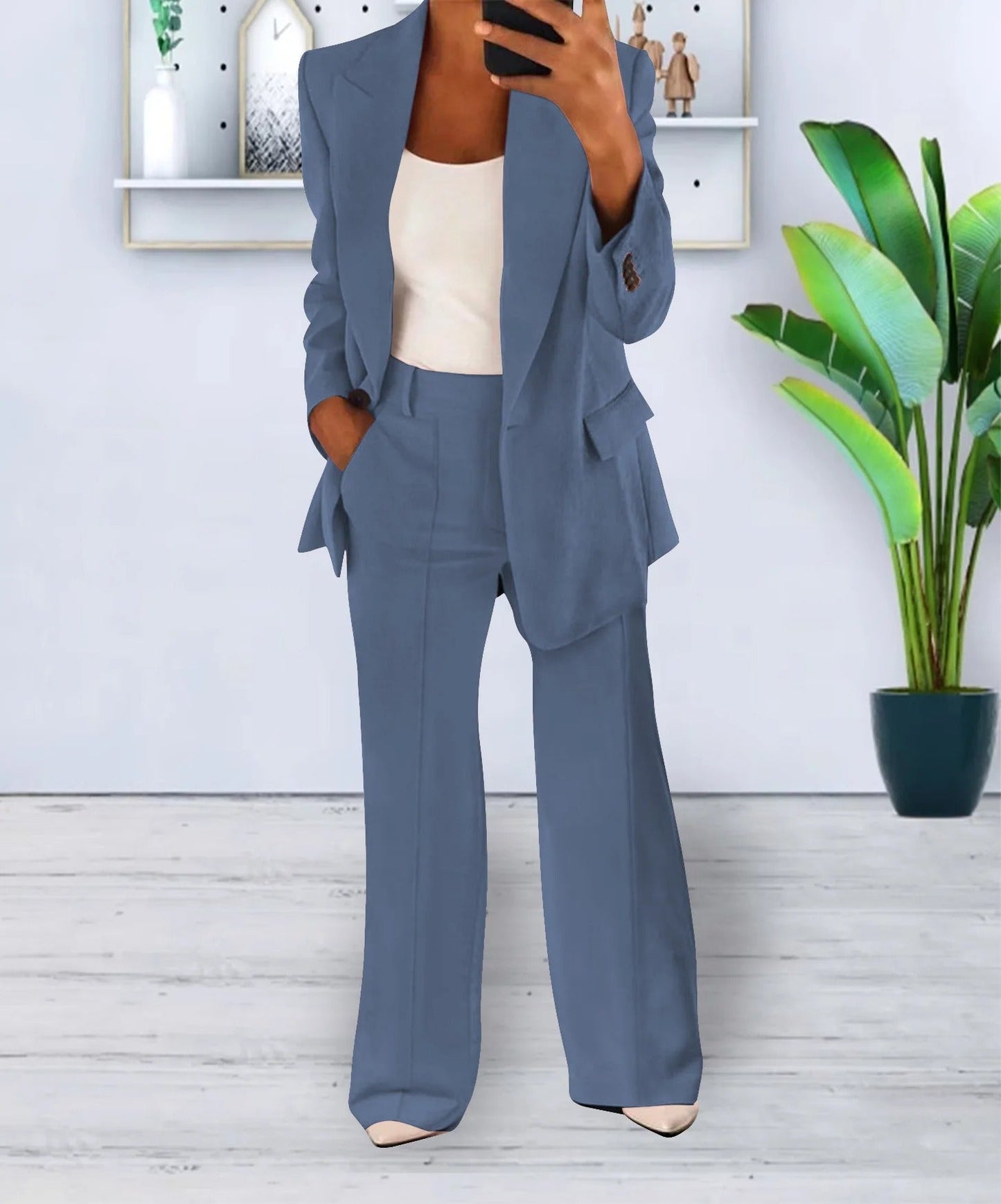 Wendy Ladies' Suit | Timeless Design with Slim Waistcoat and Office Trousers 0
