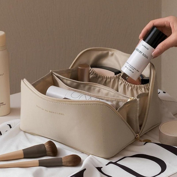 Wendy Women's Makeup Bag | PU Leather and Polyester, Elegant 0