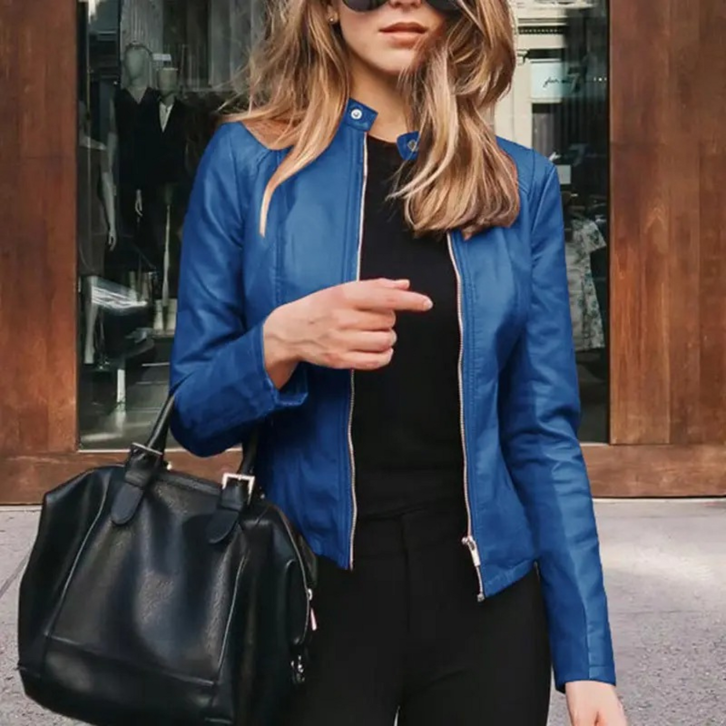 Wendy Women's Motorcycle Jacket | Faux Leather, Edgy Style 11