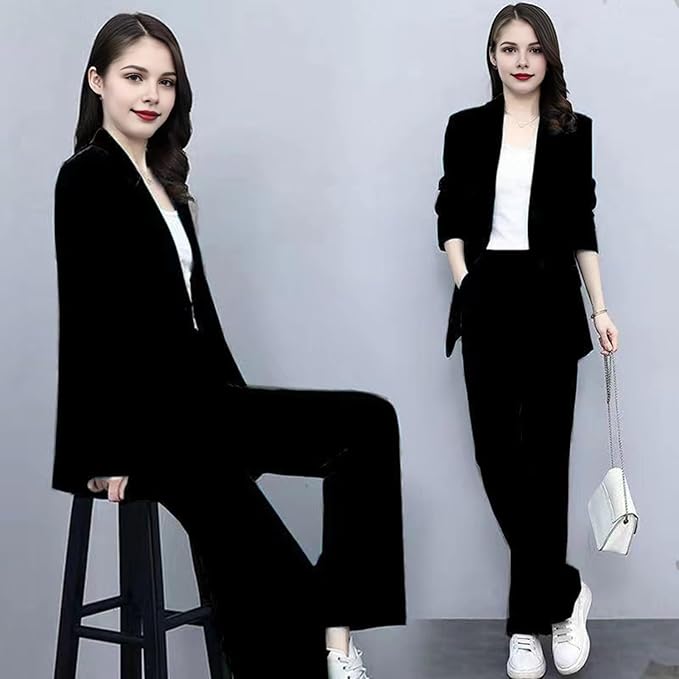 Wendy Women's Pantsuit | Tailored Blazer, Elegant for Festive Occasions 7