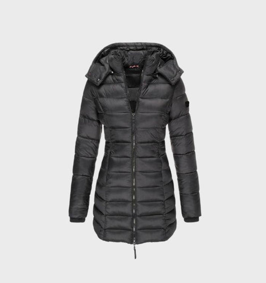 Wendy Women's Winter Coat | Soft Lining with Hood, Long Fit 0