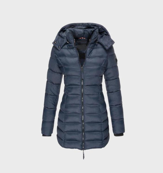 Wendy Women's Winter Coat | Soft Lining with Hood, Long Fit 1