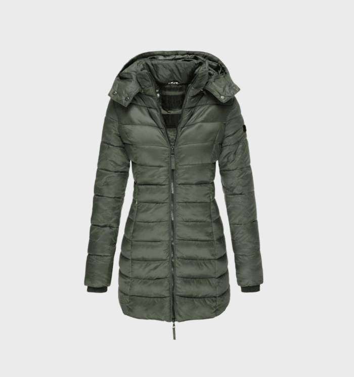 Wendy Women's Winter Coat | Soft Lining with Hood, Long Fit 2