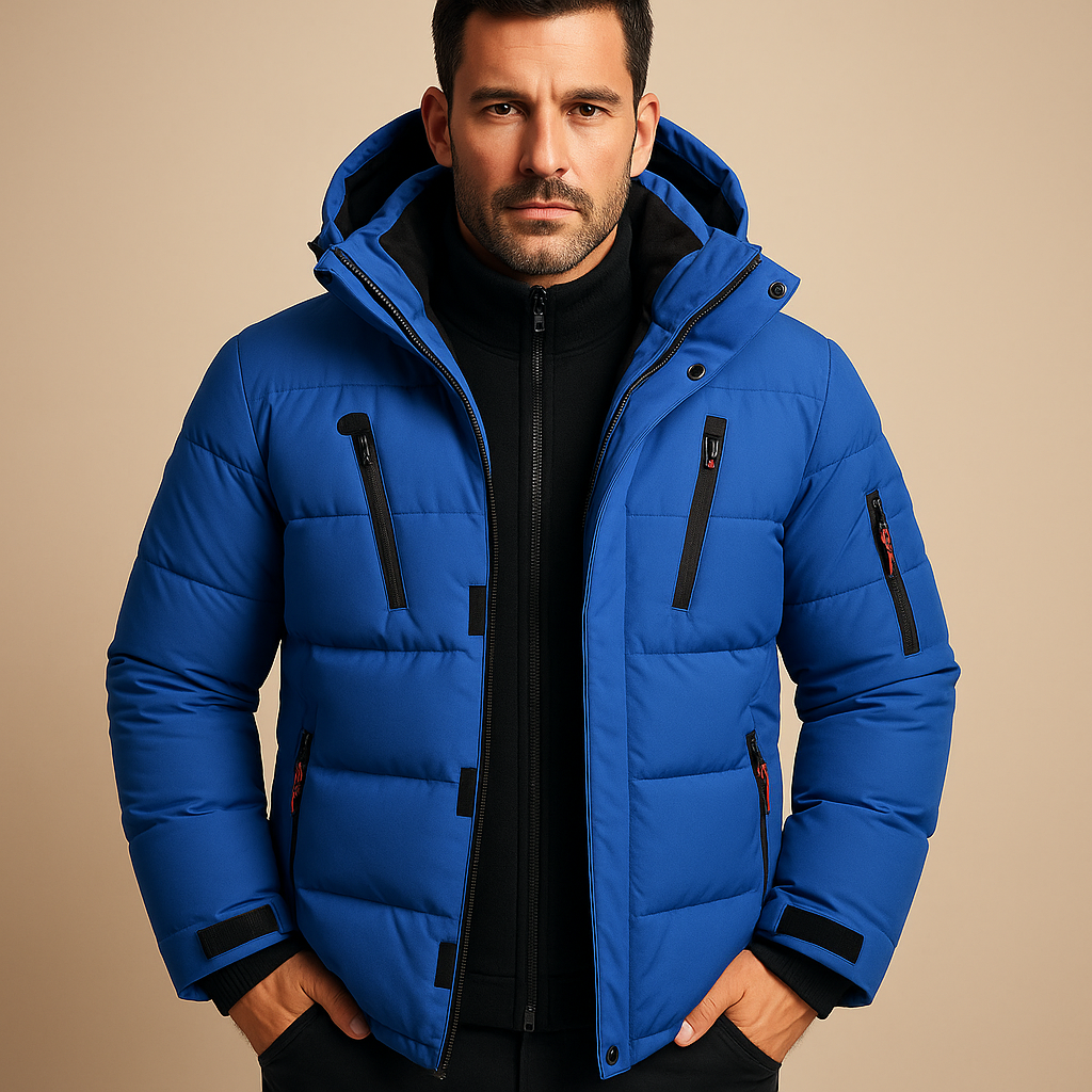 Wille Men's Winter Jacket | Waterproof, Warm Lining, Adjustable Hood 0