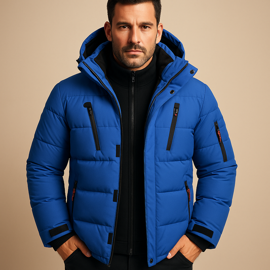 Wille Men's Winter Jacket | Waterproof, Warm Lining, Adjustable Hood 0