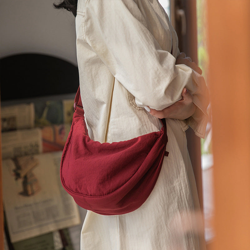 Wille Women's Handbag | Durable Polyester, Casual Half Moon Design 13