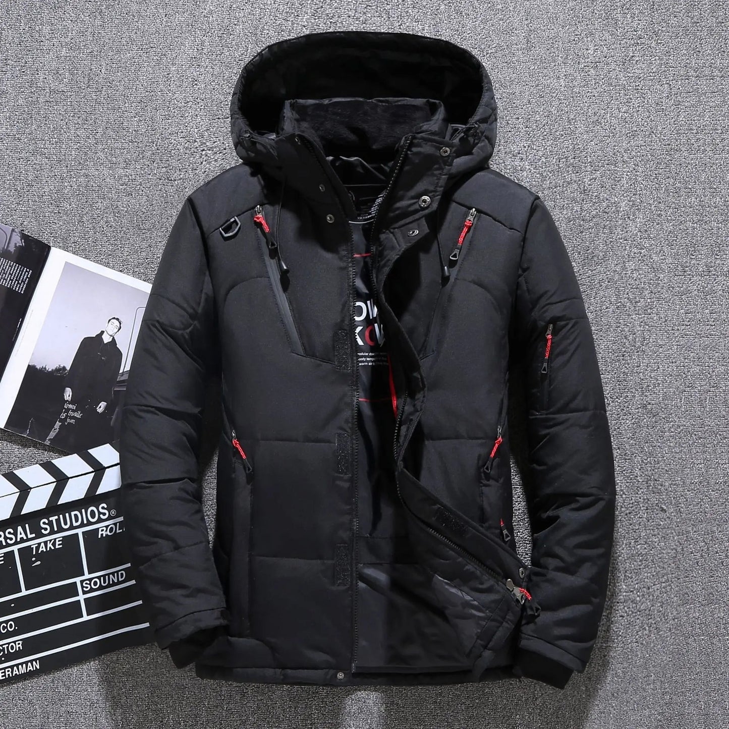 Willem Down Jacket for Men | Slim Design, Warm Hood, High-Quality Down 6