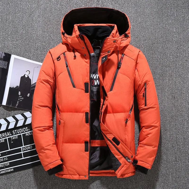 Willem Down Jacket for Men | Slim Design, Warm Hood, High-Quality Down 7