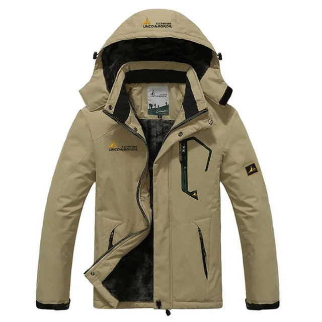Wolff Men's Winter Jacket | Windproof, Water-Repellent, Ski Jacket 10
