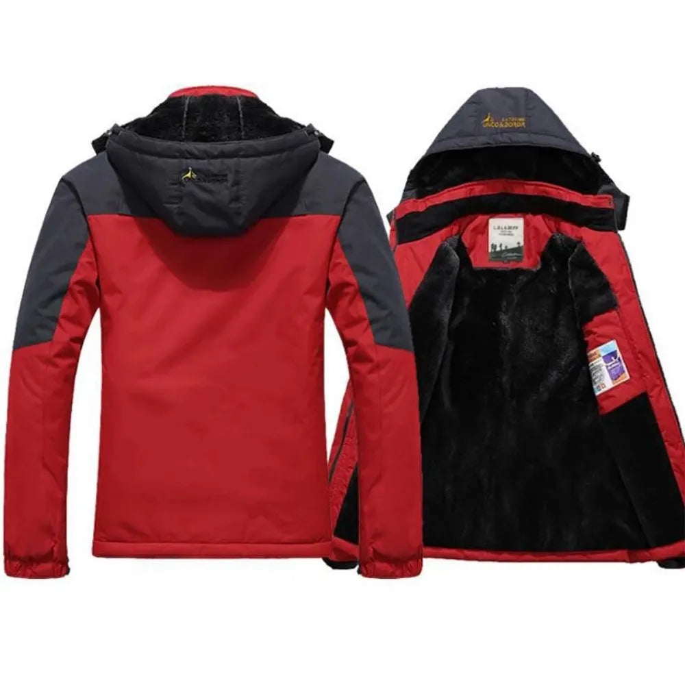 Wolff Men's Winter Jacket | Windproof, Water-Repellent, Ski Jacket 4