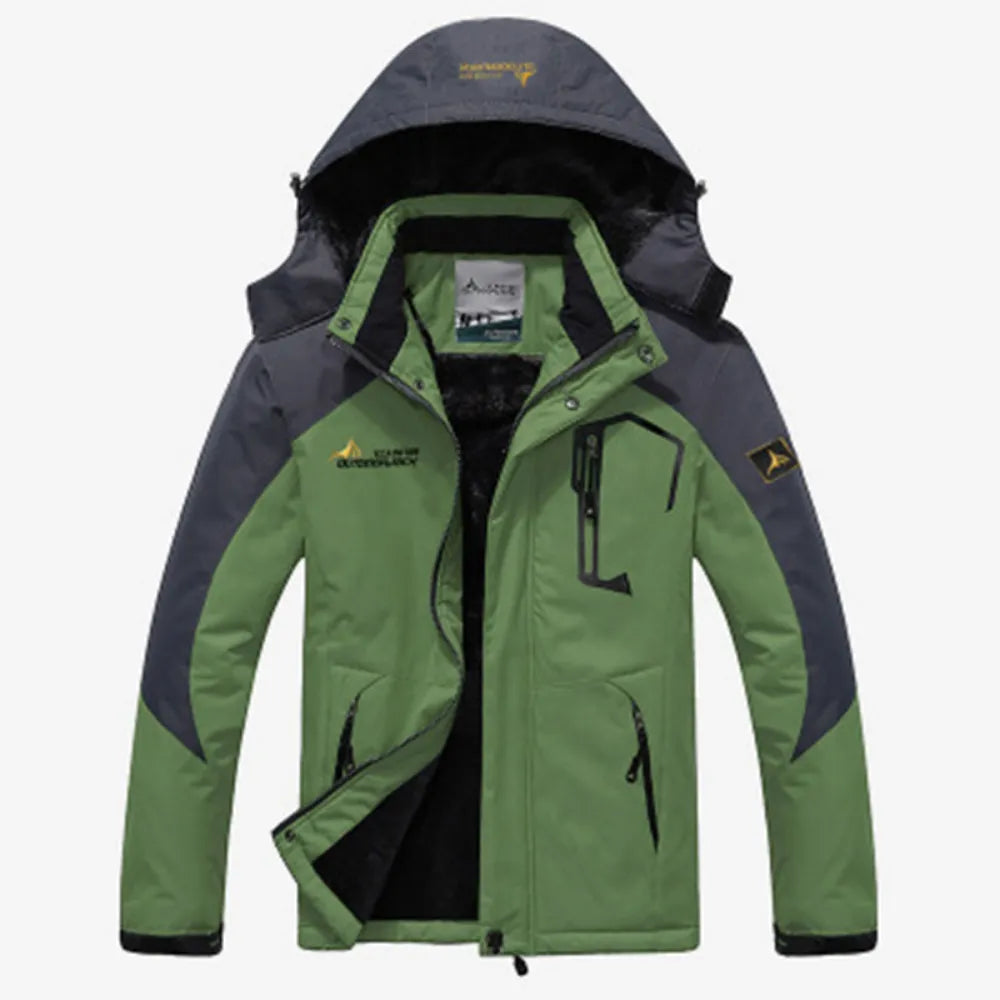Wolff Men's Winter Jacket | Windproof, Water-Repellent, Ski Jacket 6