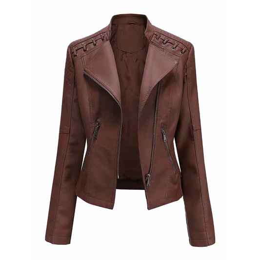 Wolff Women's Jacket | Women's Leather Jacket with PU Leather, Elegant and Comfortable 1