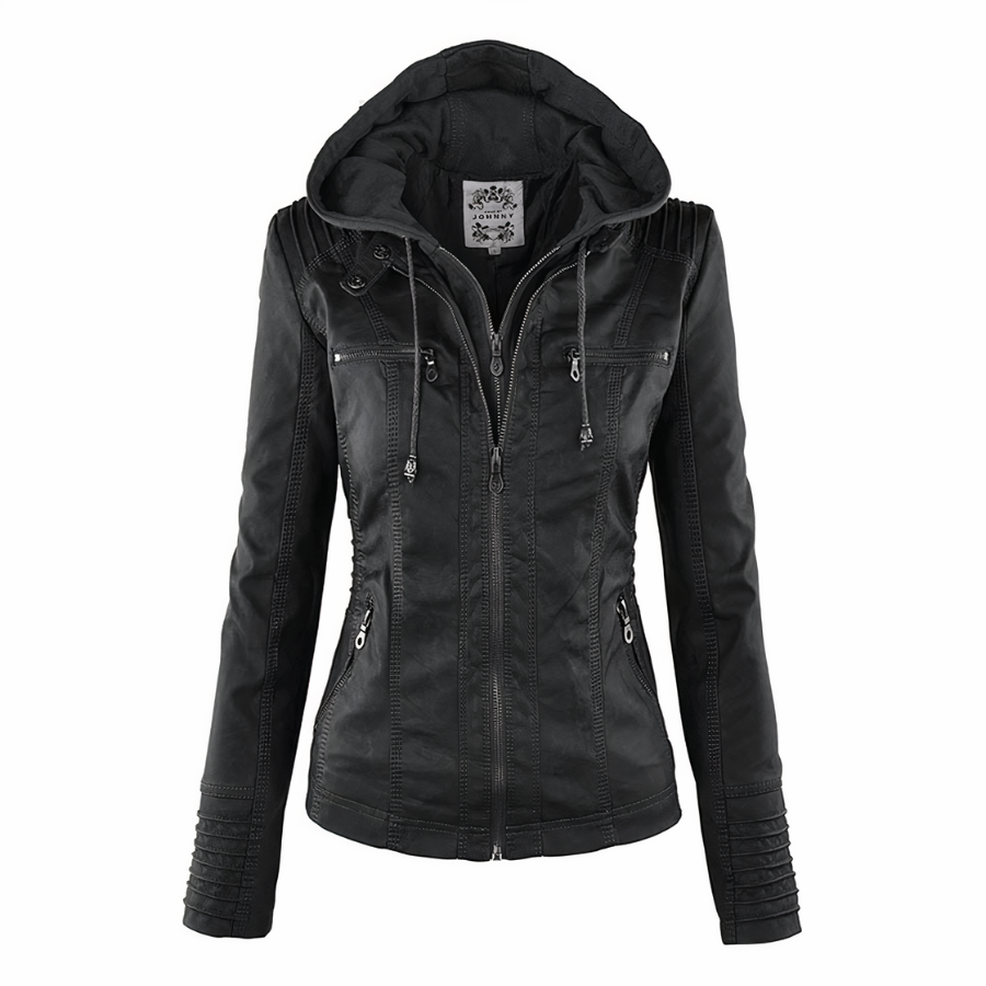 Wolff Women's Leather Jacket | PU Leather, Thermal Lining, Elegant 1