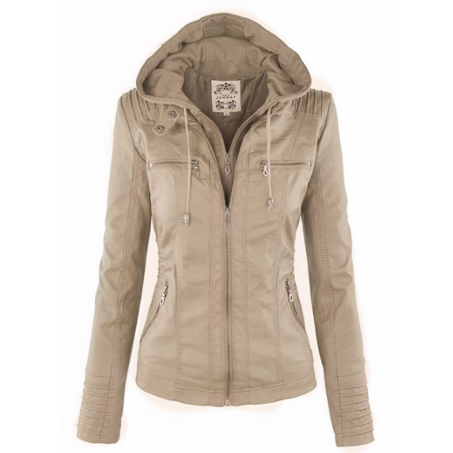Wolff Women's Leather Jacket | PU Leather, Thermal Lining, Elegant 3