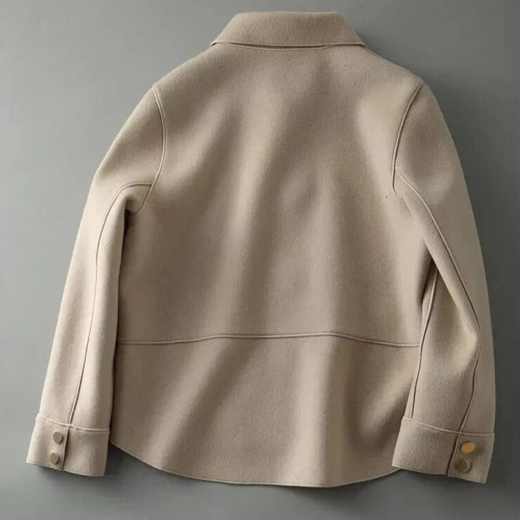 Women's Down Jacket with Button Fastening – Casual & Warm 1