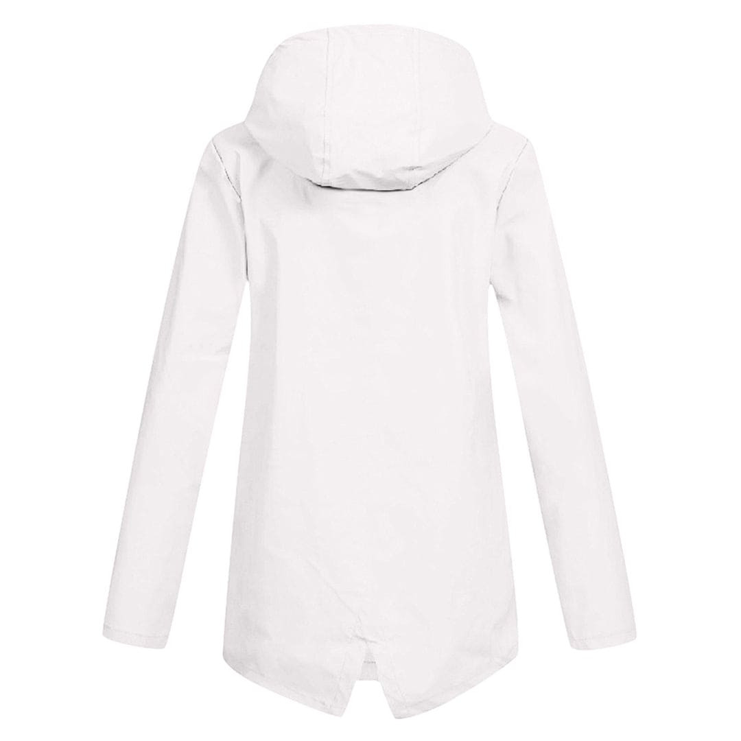 Women's Hooded Rain Jacket – Waterproof & Modern 4