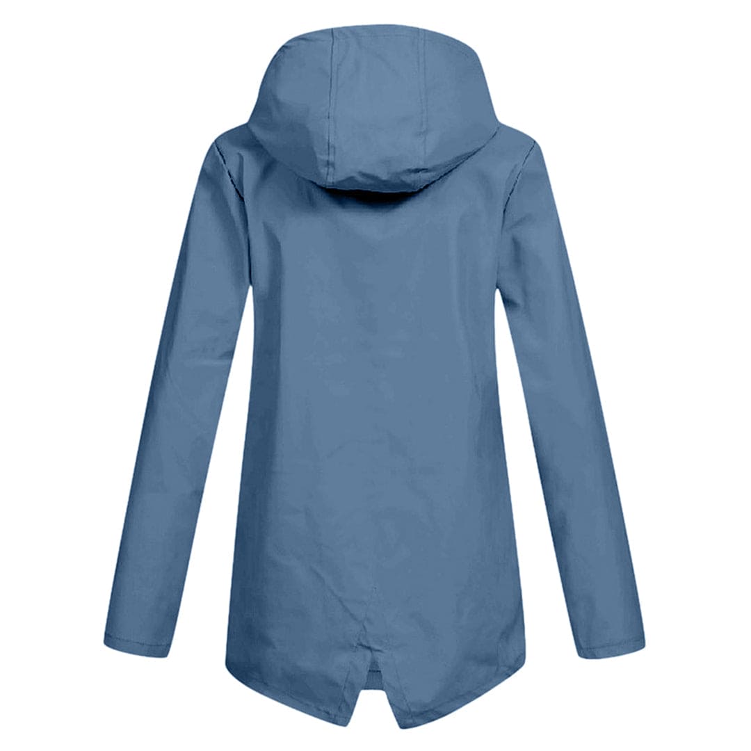 Women's Hooded Rain Jacket – Waterproof & Modern 8
