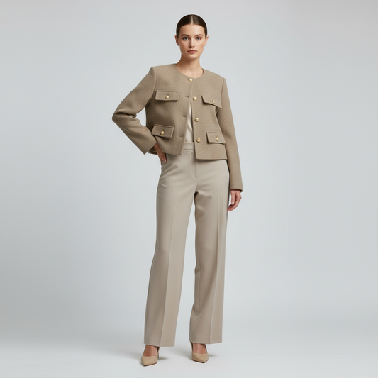 Women's Long Arm Jacket Vintage | Button Down 0