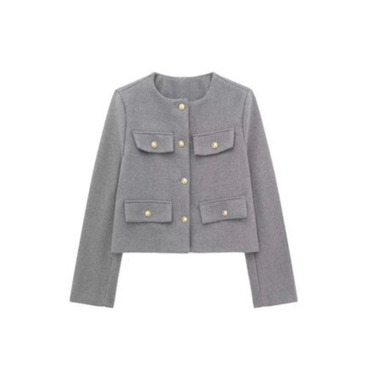 Women's Long Arm Jacket Vintage | Button Down 1