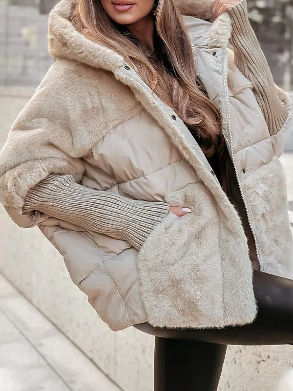 Women's Padded Long Winter Coat with Hood and Multicolor Design for Warmth and Comfort 1