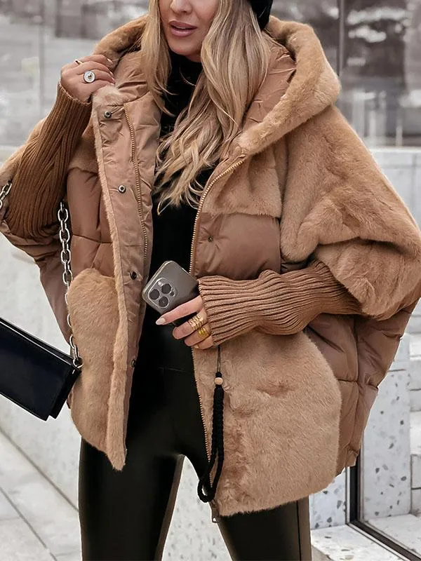 Women's Padded Long Winter Coat with Hood and Multicolor Design for Warmth and Comfort 3