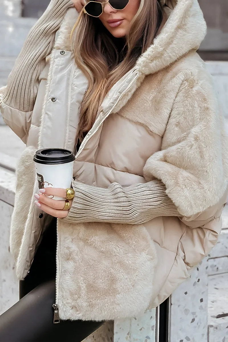 Women's Padded Long Winter Coat with Hood and Multicolor Design for Warmth and Comfort 6