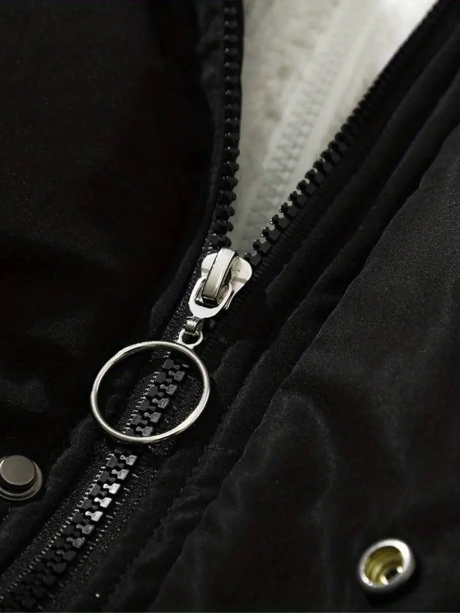 Women's Padded Winter Coat with High Collar for Optimal Warmth and Protection 3