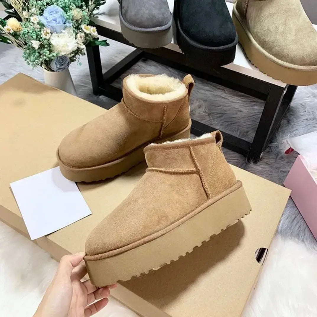 Women's Snow Snow Boots | Genuine Sheepskin, Comfortable and Trendy 7