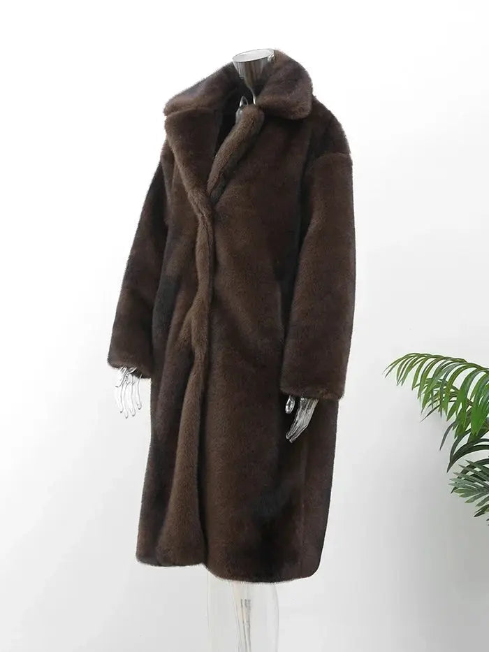 Women's Winter Coat with Faux Fur and Lined Interior – Stylish and Comfortable 4