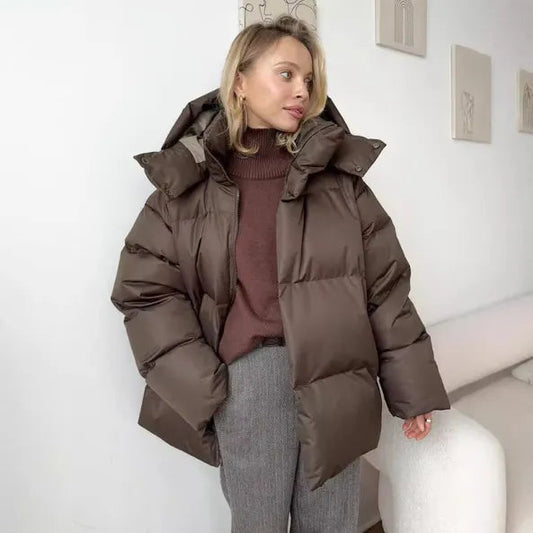 Women's Winter Puffer Jacket – Classic & Warm 1