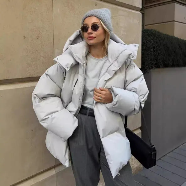 Women's Winter Puffer Jacket – Classic & Warm 2