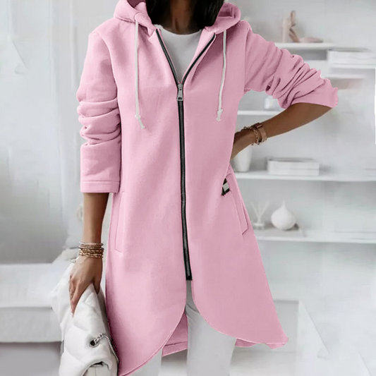Women's hooded jacket & zip – Warm & Casual 1