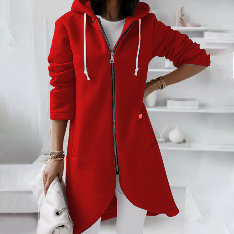 Women's hooded jacket & zip – Warm & Casual 5
