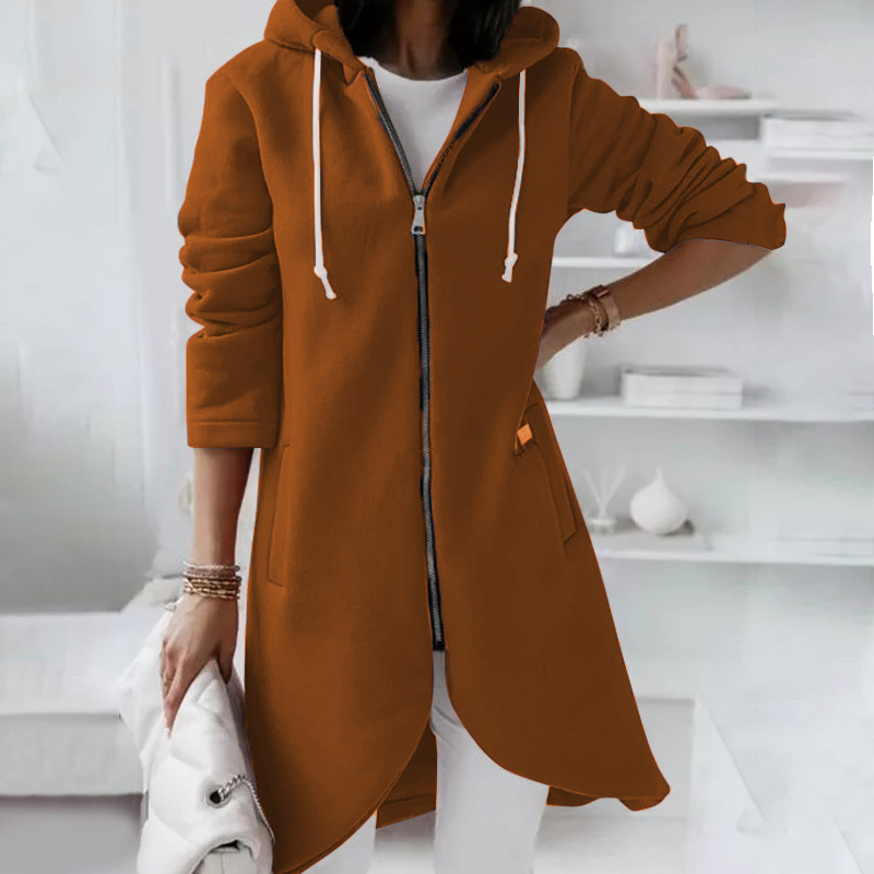 Women's hooded jacket & zip – Warm & Casual 6