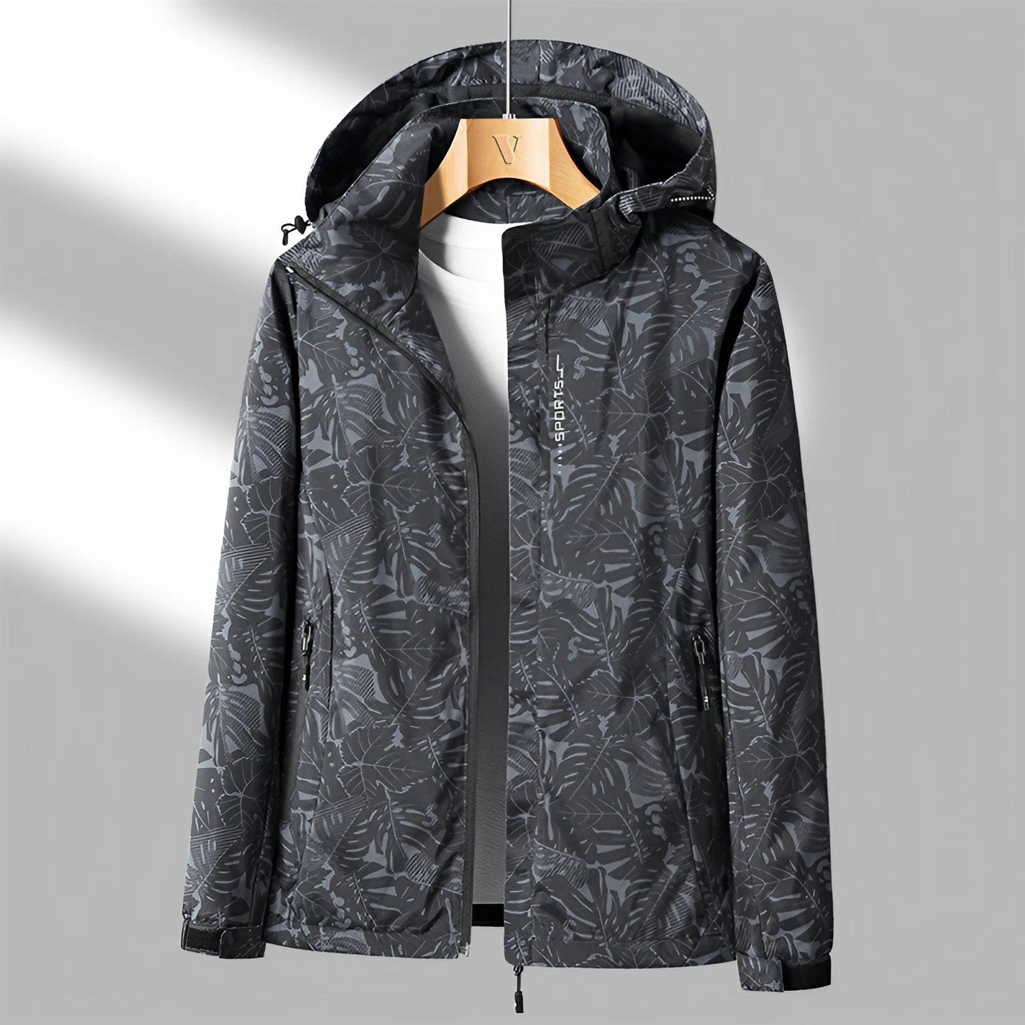 Women's hooded jacket with zip – Waterproof & Modern 2