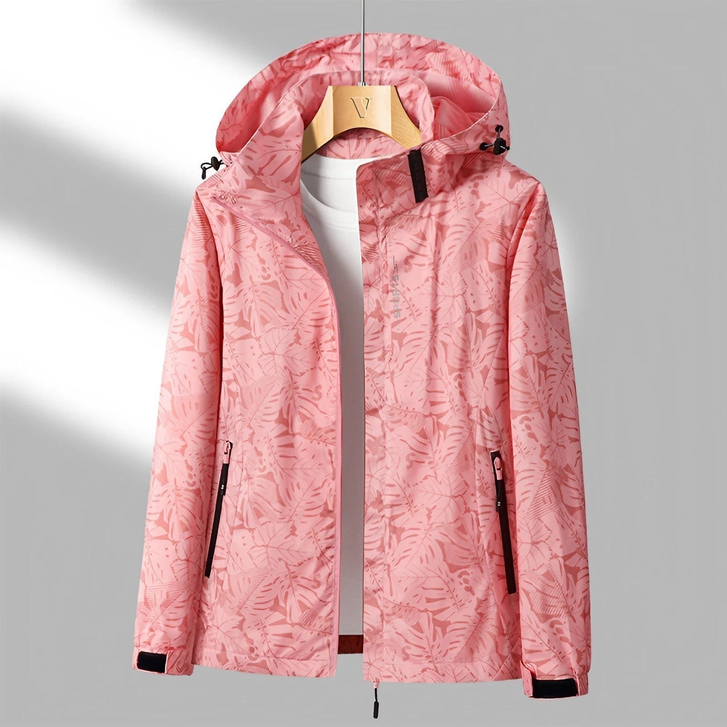 Women's hooded jacket with zip – Waterproof & Modern 3