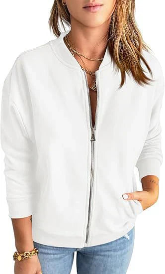 Women's transitional jacket with zip – Elegant & Modern 4